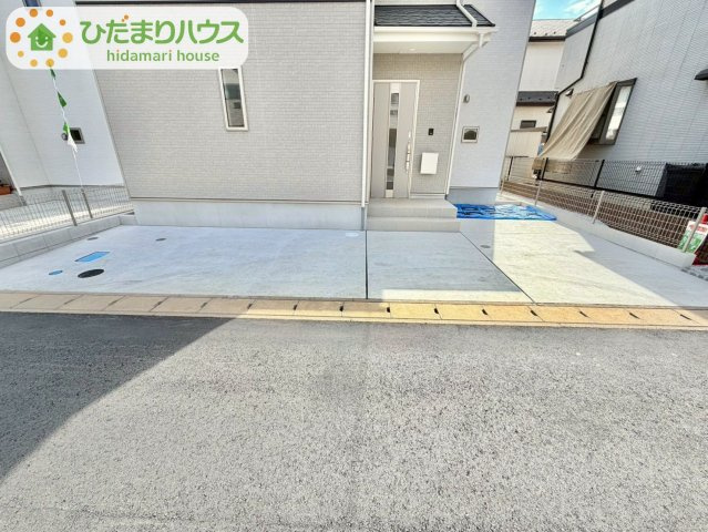 野田市清水619番1　新築戸建　A号棟の駐車場|駐車場2台止められます(^^♪				
