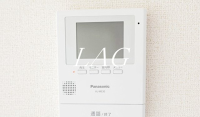 【セキュリティ】 | ヴィラ・アルモニア | モニター付きインターホンになります。※同シリーズ参考写真です。