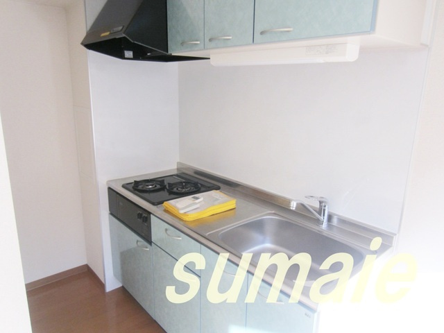 ディアコート東尾久のキッチン|2口ガスコンロ付です☆