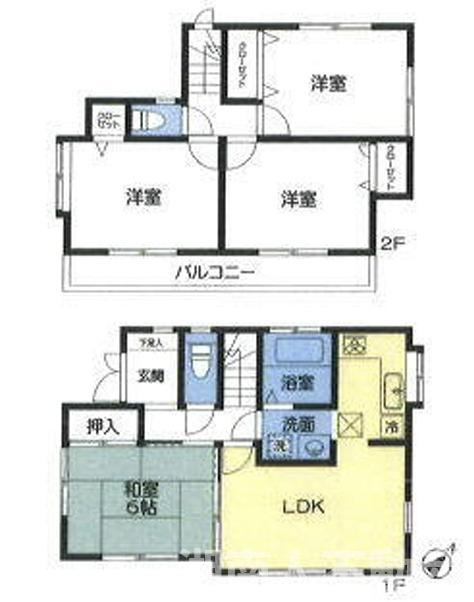 藤沢市辻堂東海岸２丁目１３－４９戸建ての間取り