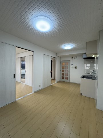 シティパレス新長田の居間・リビング