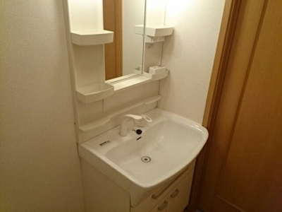【洗面所】 | クレメントＡ | 洗面所です