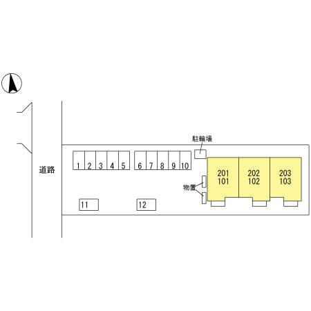 ライフコート上越の区画図