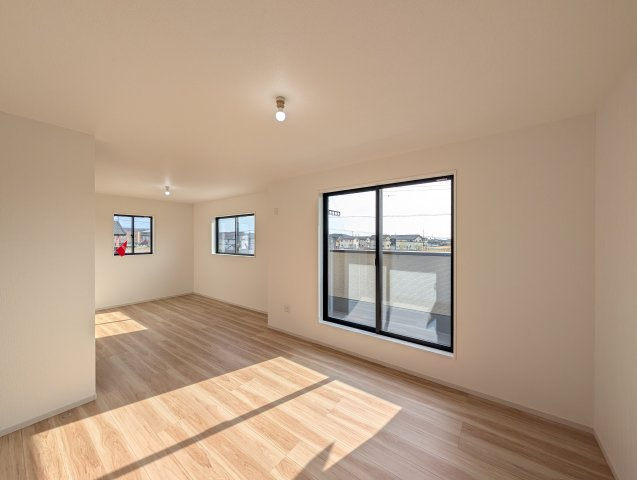 【寝室】 | アーバンスタイル渋川市八木原1期ー③ | ご家族構成で２部屋に変更可能な間取りです♪