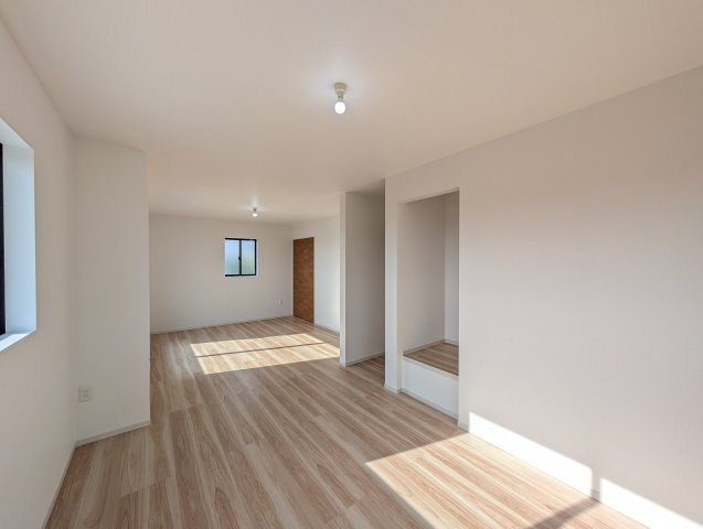 【寝室】 | アーバンスタイル渋川市八木原1期ー③ | ご家族構成で２部屋に変更可能な間取りです♪