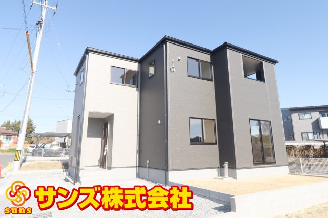 須賀川市森宿字安積田　　　　1号棟　　　西袋第1小学校、西袋中学区　の外観|南西側から見た外観