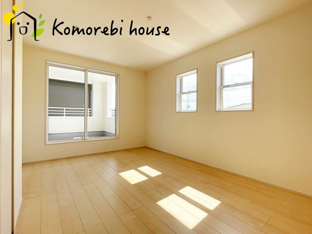 上尾市小敷谷　第2　新築一戸建て　リーブルガーデン　02の寝室|ゆとりの広さです