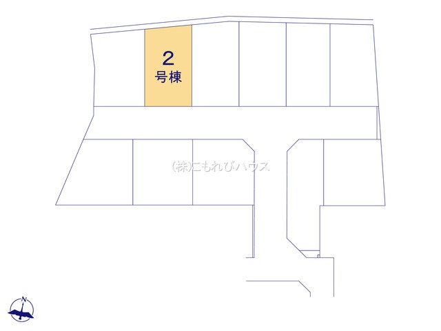 上尾市小敷谷　第2　新築一戸建て　リーブルガーデン　02の区画図|2号棟