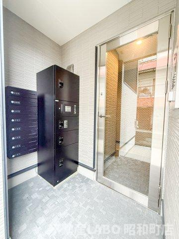 ハーモニーテラス墨江のエントランス