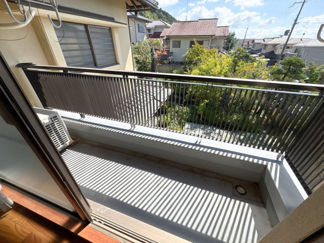 小明町春日戸建てのバルコニー