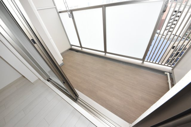 エステムコートディアシティWESTのバルコニー