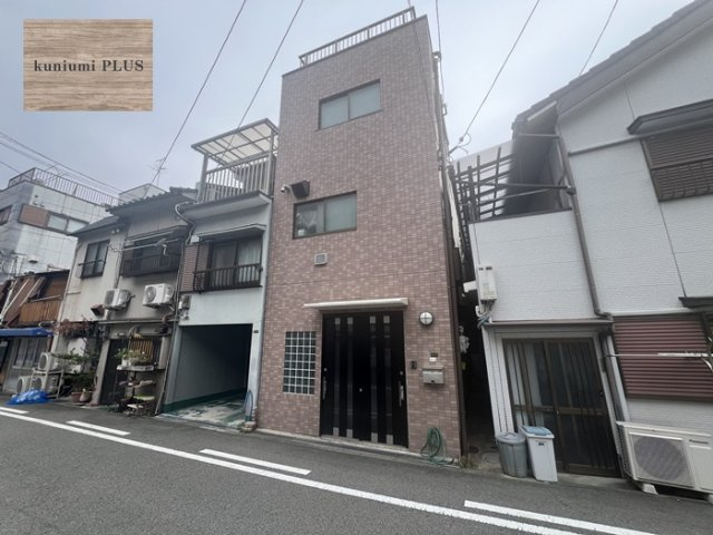 大阪市城東区諏訪4丁目の前面道路含む現地写真