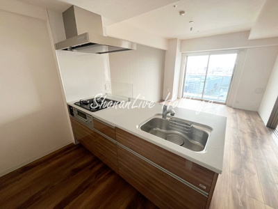 【キッチン】 | ソレアード富士見 | ガス3口システムキッチン♪