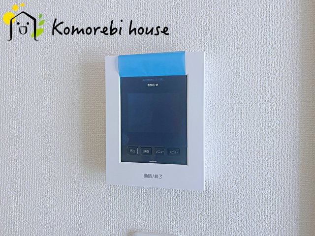 第8上尾二ツ宮　新築一戸建て　Bの防犯設備|来客時も画面で確認できる安心のTVモニターフォン。録画機能も付いているの安心。忙しい毎日をしっかりサポートします。