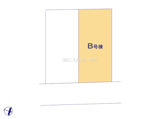 第8上尾二ツ宮　新築一戸建て　Bの区画図|B号棟