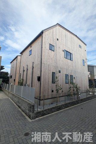藤沢市辻堂東海岸３丁目２３－２新築戸建ての外観|外観は落ち着いています
