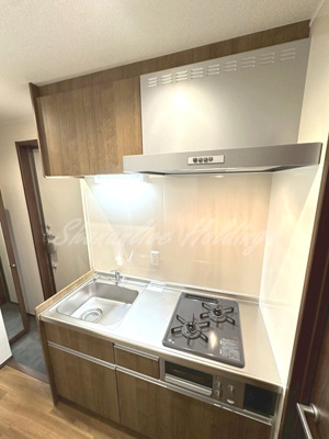 【キッチン】 | 横浜元町ガーデン光國 | ガス2口システムキッチン♪