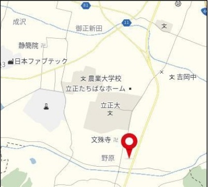 中古戸建　熊谷市野原783-12（リフォーム住宅）の地図