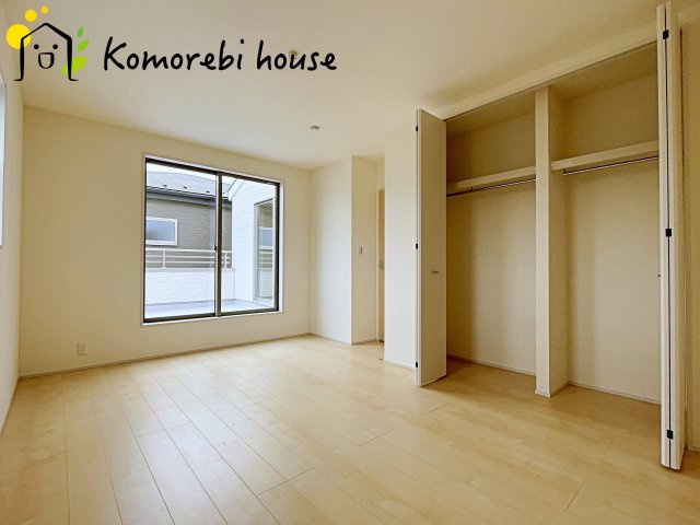 上尾市小敷谷　第2　新築一戸建て　リーブルガーデン　04の寝室|26.3.6撮影済み