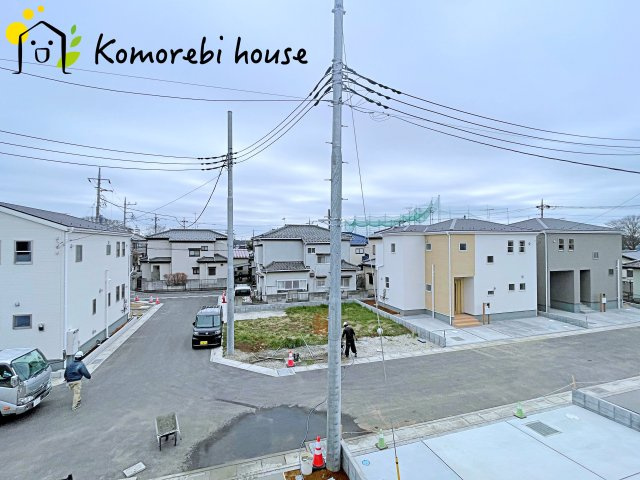 上尾市小敷谷　第2　新築一戸建て　リーブルガーデン　04の展望|26.3.6撮影済み