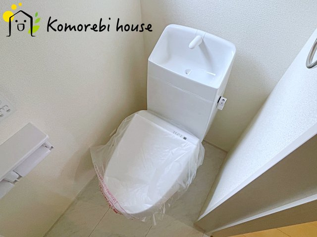 上尾市小敷谷　第2　新築一戸建て　リーブルガーデン　04のトイレ|26.3.6撮影済み