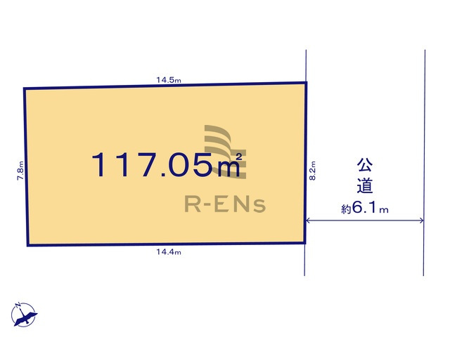 【土地図】 | 練馬区関町南２丁目　売地 | 公園や緑地も近く自然豊かな環境でお過ごしいただけます