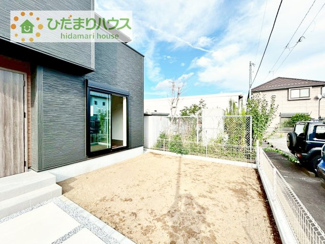 【庭】 | 取手市青柳第2期　新築戸建　2号棟 | 家族みんなで広～いお庭でバーベキューが楽しめます(^^♪