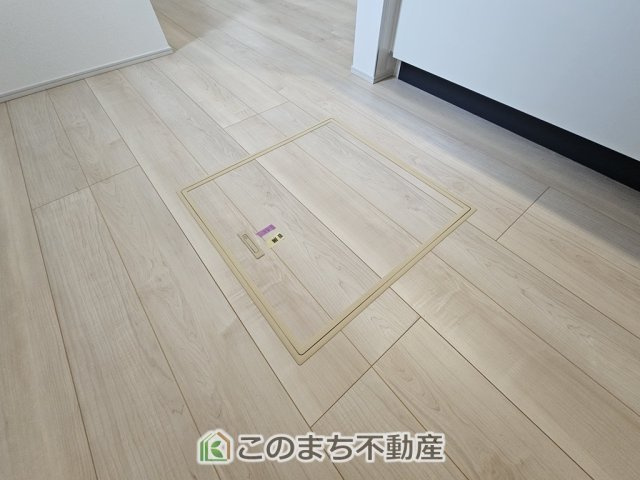 ハートフルタウン宇都宮市簗瀬3丁目1229番の収納|床下収納は意外と容量があり、日常のストックにも大活躍です♪