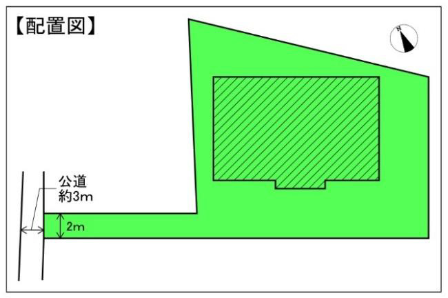 秦野市並木町　中古戸建の区画図