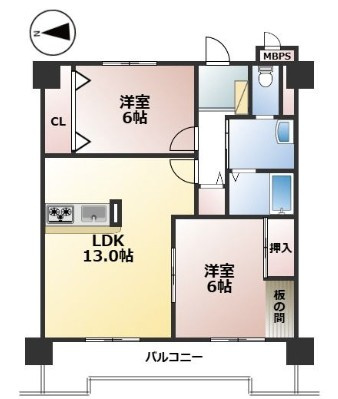 【間取り】 | コアマンション和白