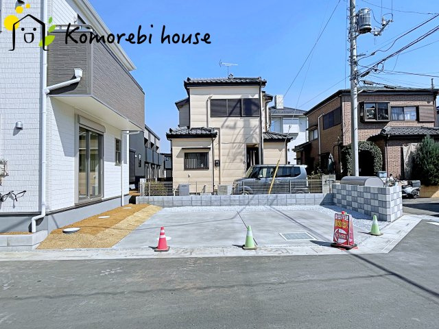 上尾市小敷谷第2　新築一戸建て　リーブルガーデン　10の駐車場|26.3.14撮影済み