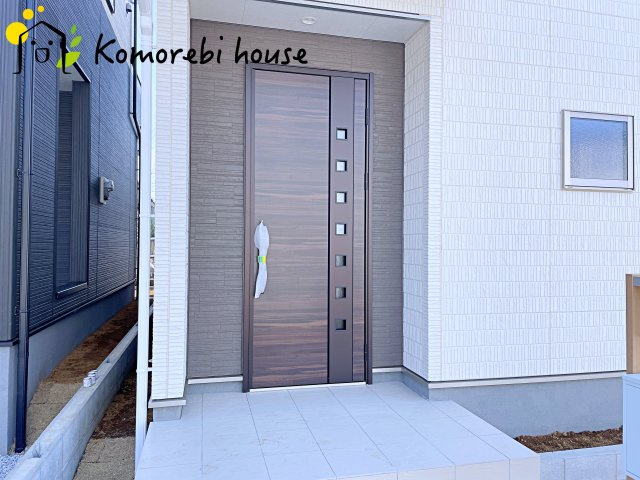 上尾市小敷谷第2　新築一戸建て　リーブルガーデン　10の玄関|26.3.14撮影済み