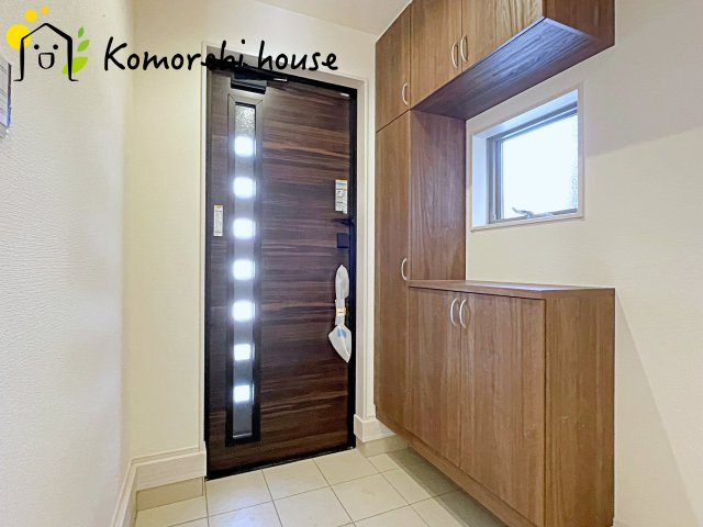 上尾市小敷谷第2　新築一戸建て　リーブルガーデン　10の玄関|26.3.14撮影済み