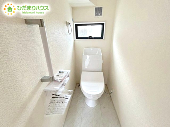 【トイレ】 | ひたちなか市稲田10期　新築戸建　1号棟 | 温水洗浄便座ついてます(^^♪