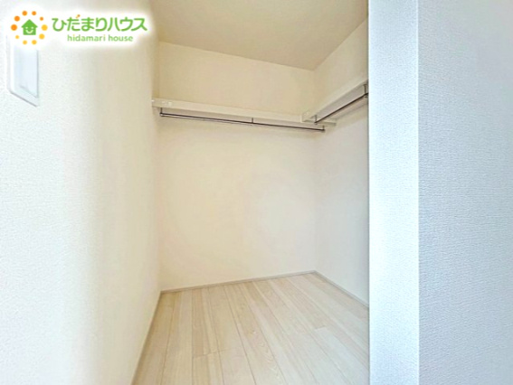 【収納】 | ひたちなか市稲田10期　新築戸建　1号棟 | 新婚さんにおすすめ！奥様に喜ばれる収納たっぷりのウォークインクローゼット付です☆