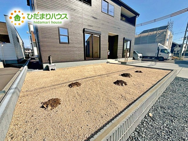 【庭】 | ひたちなか市稲田10期　新築戸建　1号棟 | お庭付物件になります！お庭遊びや、プールなどお子様も大喜び(^^)