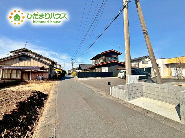 【前面道路含む現地写真】 | ひたちなか市稲田10期　新築戸建　1号棟 | 日当たり良好です(^^)/！！