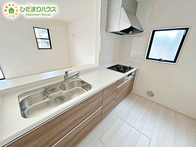 【キッチン】 | ひたちなか市稲田10期　新築戸建　1号棟 | ご家族と会話しながら、お料理だって出来ちゃいます☆彡