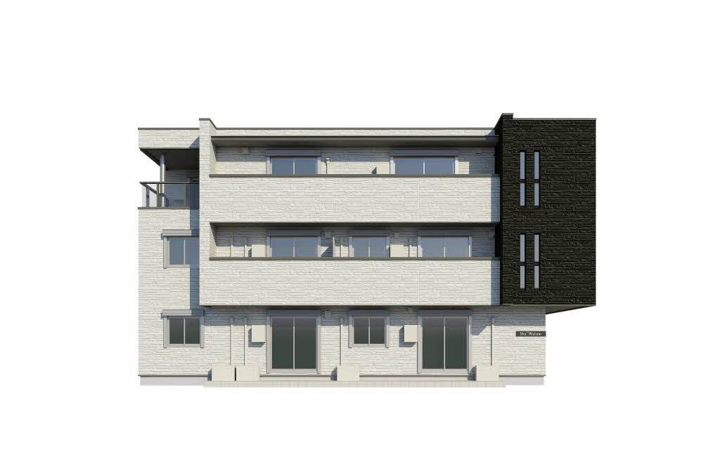 シャーメゾンアクシスの外観パース