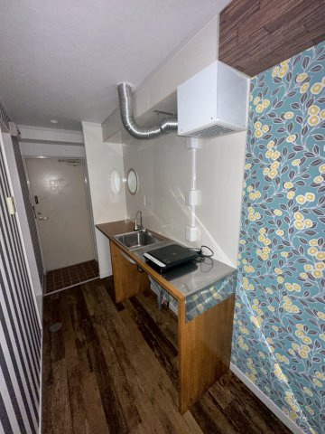 サングレイス西新町のキッチン|コンパクトなキッチンで掃除もラクラク