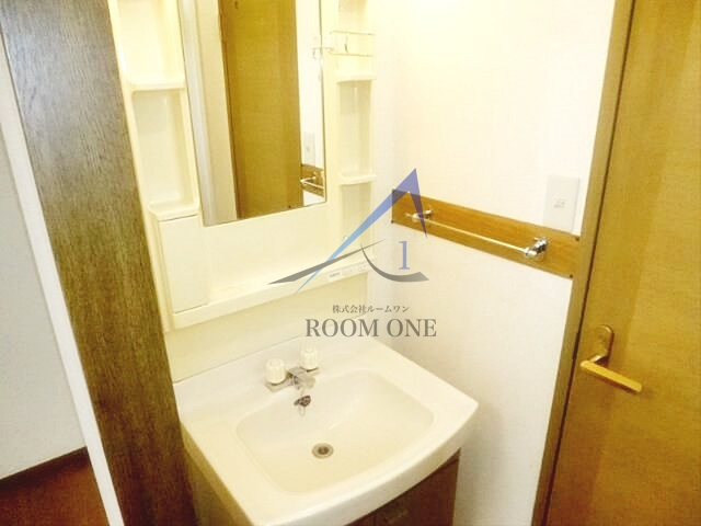 富美ハイツの洗面所|洗面台です。