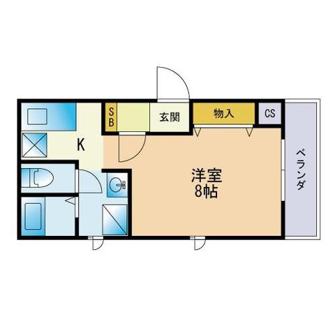 ヘーベルメゾン野芥の間取り