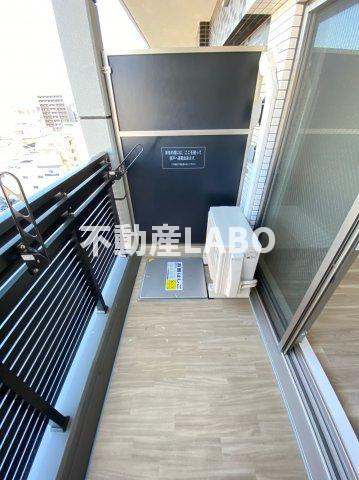 スプランティッド天王寺DUEのバルコニー