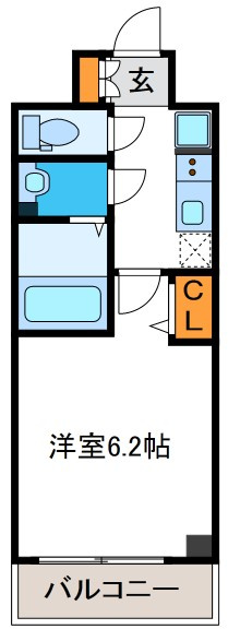 スプランティッド天王寺DUEの間取り