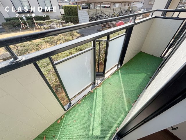 グリーンコート安城B棟　　刈谷市近郊の賃貸ならクラスホーム刈谷店のバルコニー|同物件の別部屋になります。