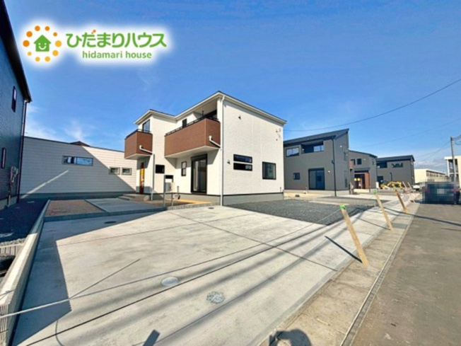 【駐車場】 | ひたちなか市稲田10期　新築戸建　2号棟 | マイホームなら駐車場代がかかりません。しかも、自宅の駐車場で洗車ができます！今までコイン洗車に行っていた手間も省けて、節約にもつながります(^^♪