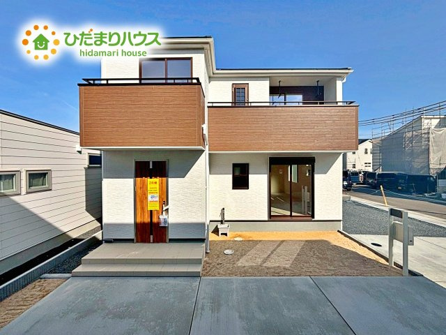 【外観】 | ひたちなか市稲田10期　新築戸建　2号棟 | たっぷりの陽光と心地よい風が舞い込む住まい♪