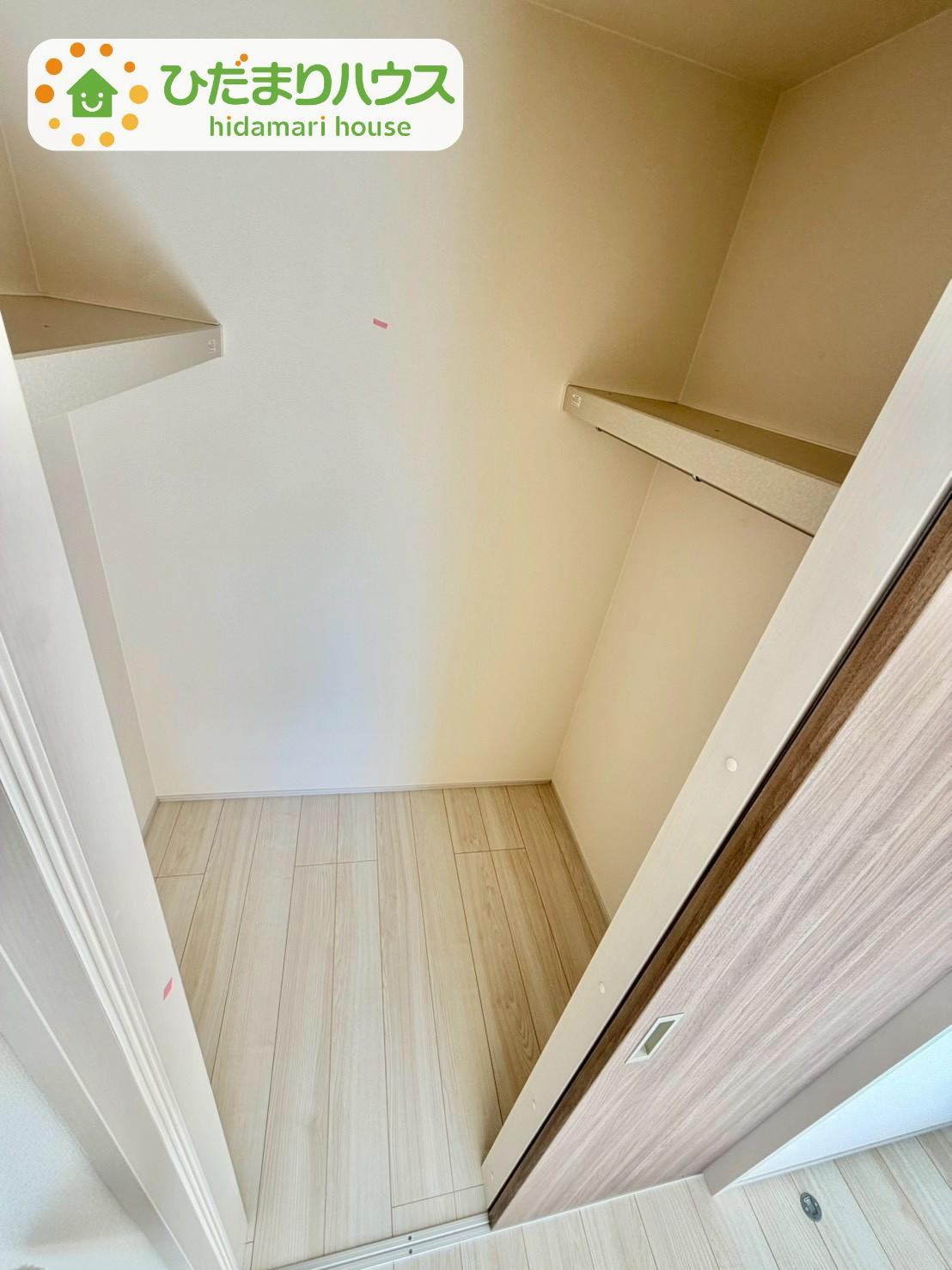 野田市清水619番1　新築戸建　D号棟の収納|季節ごとの入れ替え不要、頼もしいＷＩＣ(*^-^*)					
