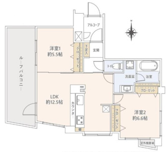 【間取り】 | ネクステージ国立Ⅲ　仲介手数料半額！
