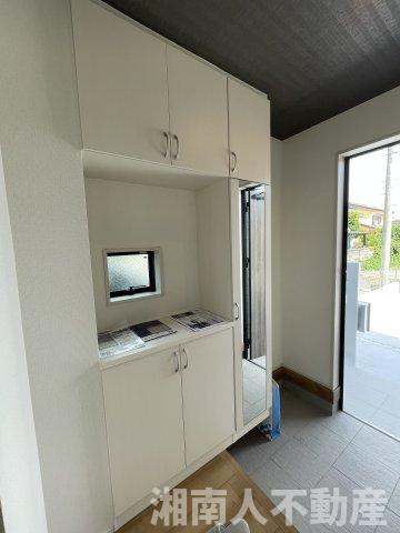 小田原市堀之内2期  新築戸建全7棟　1号棟の玄関|ゆったりとした玄関です